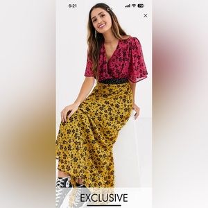 ASOS: size 12. Twisted Wunder long dress